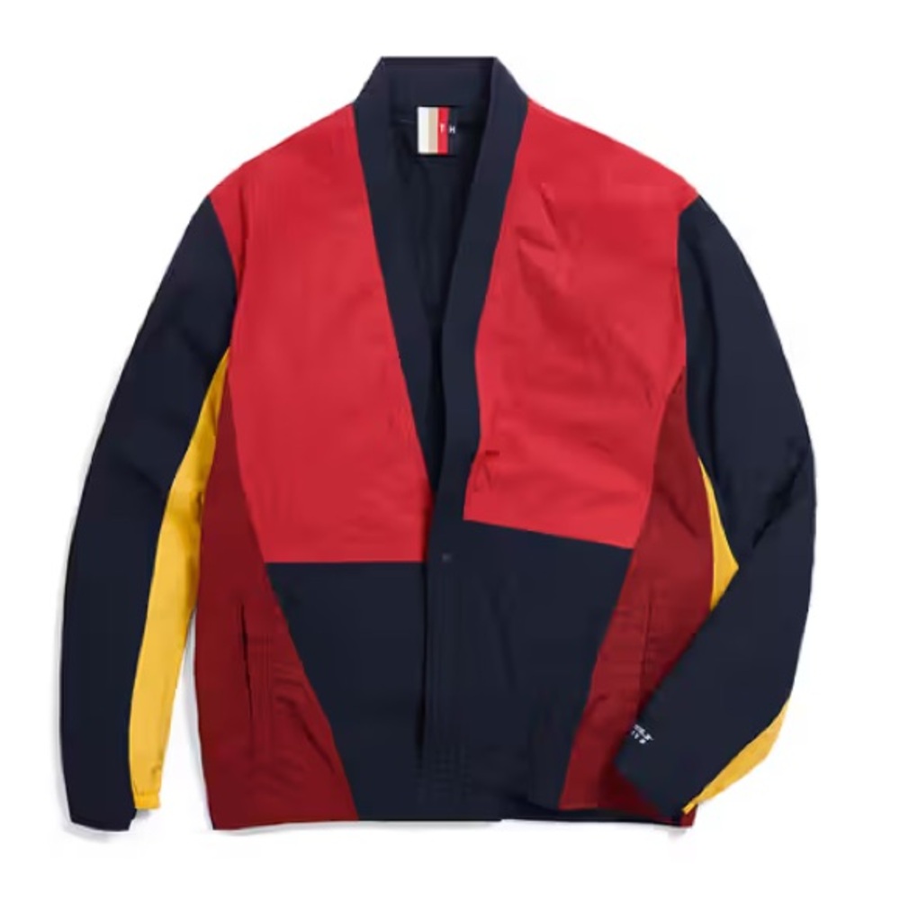 KITH rare color blocked sporty nylon jacket